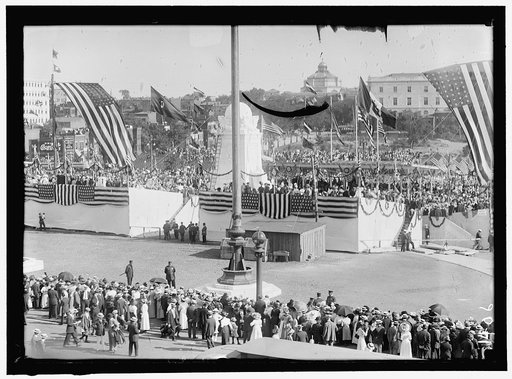 COLUMBUS MEMORIAL UNVEILING, GENERAL VIEW