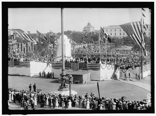 COLUMBUS MEMORIAL UNVEILING, GENERAL VIEW