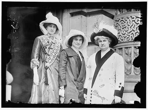 DEMOCRATIC NATIONAL CONVENTION. MRS. ROGER SULLIVAN OF ILLINOIS; MISS VIRGINIA SULLIVAN; MRS. H.B. SULLIVAN; REP. R.L. HENRY OF TEXAS; COL. R.M. JOHNSON OF TEXAS