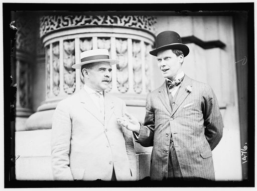 DEMOCRATIC NATIONAL CONVENTION. GEORGE M. PALMER, CHAIRMAN OF NEW YORK DELEGATION; REP. WILLIAM SULZER OF NEW YORK