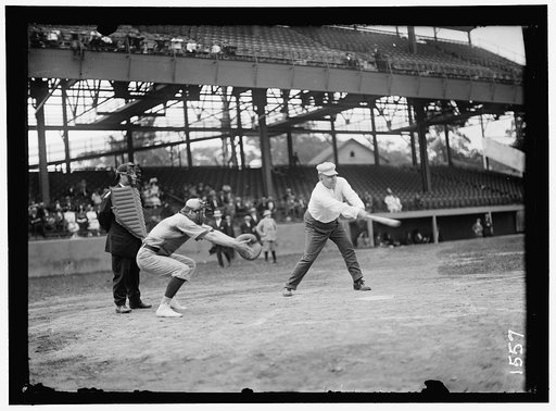 BASEBALL, CONGRESSIONAL. AT BAT: RAUCH, GEORGE WASHINGTON, REP. FROM INDIANA, 1907-1917