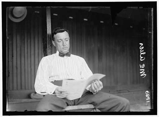 BASEBALL, PROFESSIONAL. JAMES McALEER, FORMER MANAGER, WASHINGTON TEAM