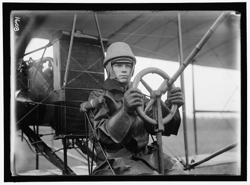 AVIATION, ARMY, COLLEGE PARK. TESTS OF CURTISS PLANE FOR ARMY. SINGLE CONTROL