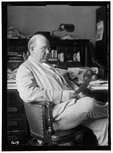 NEEDHAM, JAMES CARSON. REP. FROM CALIFORNIA, 1899-1913. AT DESK