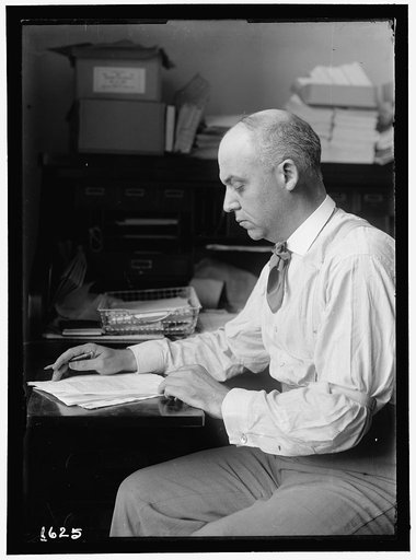 GARDNER, OBADIAH. SENATOR FROM MAINE, 1911-1913. AT DESK