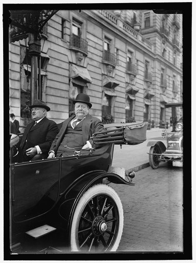 REID, SIR GEORGE. FORMER AUSTRALIAN PREMIER. RIGHT, WITH JAMES OYSTER, COMMR. OF D.C.