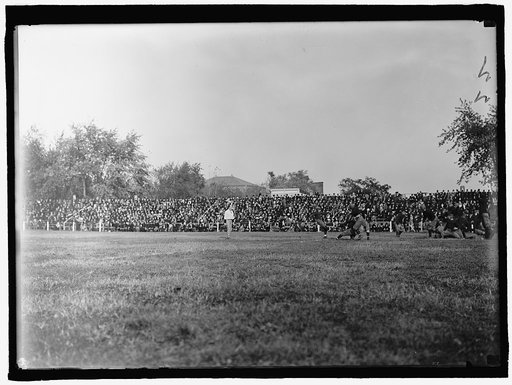 FOOTBALL. GEORGETOWN-CARLISLE GAME; GLENN WARNER