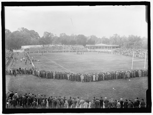 FOOTBALL. GEORGETOWN-CARLISLE GAME; GLENN WARNER
