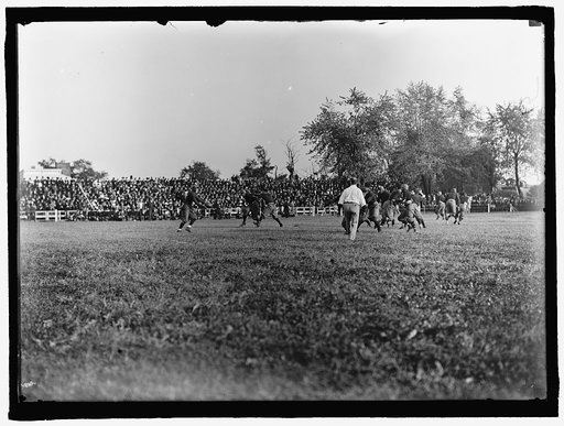 FOOTBALL. GEORGETOWN-CARLISLE GAME; GLENN WARNER