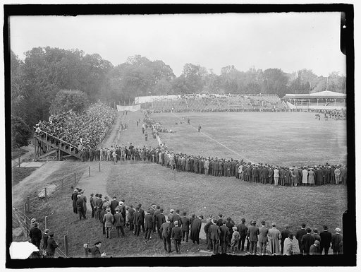 FOOTBALL. GEORGETOWN-CARLISLE GAME; GLENN WARNER