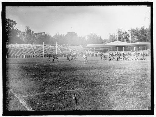 FOOTBALL. GEORGETOWN-CARLISLE GAME; GLENN WARNER
