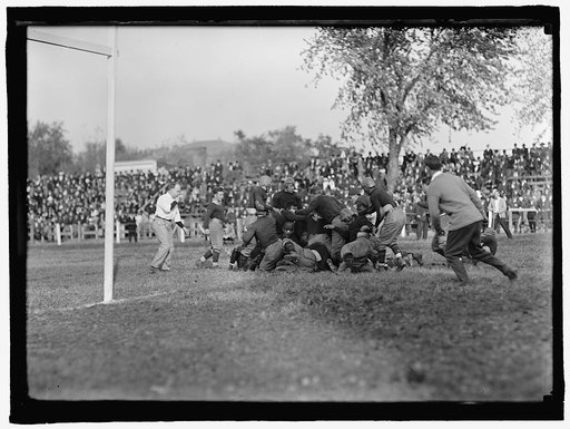 FOOTBALL. GEORGETOWN-CARLISLE GAME; GLENN WARNER