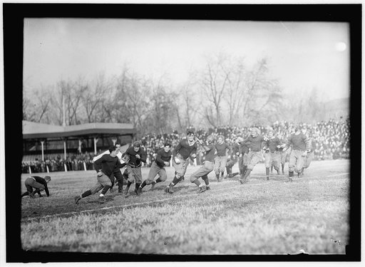 FOOTBALL. COSTELLO; GEORGETOWN-VIRGINIA GAME