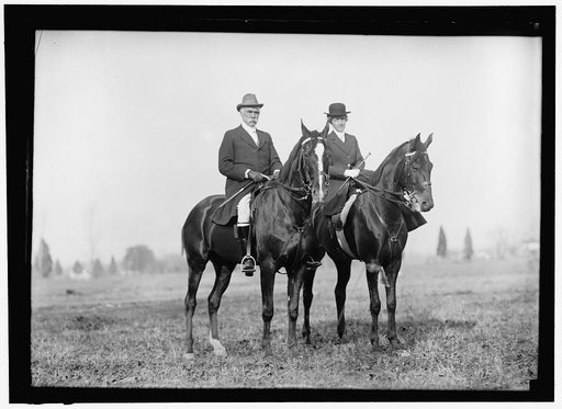 EDGEWOOD HUNT. COLONEL THOMPSON; MRS. W.S. BOWEN