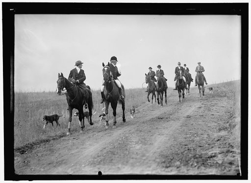 EDGEWOOD HUNT. WALTER TUCKERMAN MURPHY; ED GORHAN; MRS. BOWEN; COL. THOMPSON; MISS TIERNAN; J.O. EVANS
