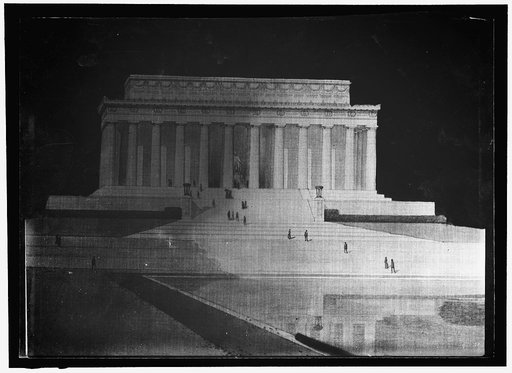 LINCOLN MEMORIAL. ARCHITECT'S DRAWING FOR PROPOSED MEMORIAL; PLAN SELECTED