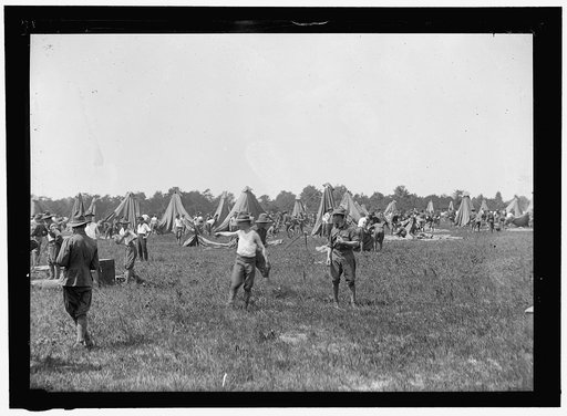 D.C. NATIONAL GUARD IN CAMP