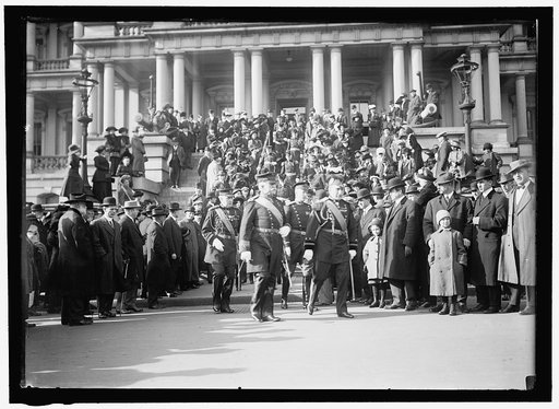 NEW YEAR'S RECEPTION AT WHITE HOUSE. GENERAL VIEW; ARMY AND NAVY OFFICERS
