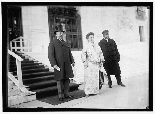 NEW YEARS BREAKFASTS, PAN AMERICAN UNION. SECRETARY KNOX AND MRS. KNOX