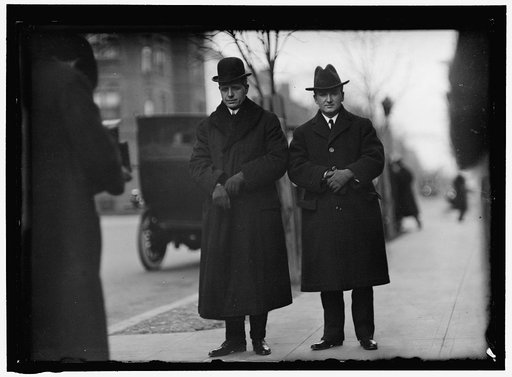 HILLES, CHARLES DEWEY. CHAIRMAN, REPUBLICAN NATIONAL COMMITTEE, 1912-. SECRETARY TO PRESIDENT TAFT, 1911-1913. LEFT, WITH TUMULTY