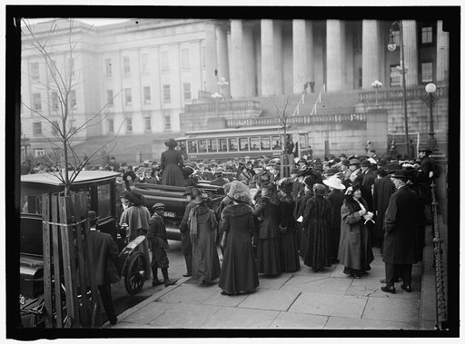 WOMAN SUFFRAGE. ADVERTISING PARADE