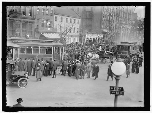 WOMAN SUFFRAGE. HIKERS ARRIVING FROM NEW YORK