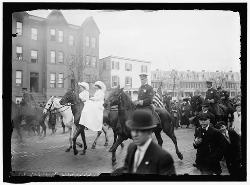 WOMAN SUFFRAGE. HIKERS ARRIVING FROM NEW YORK