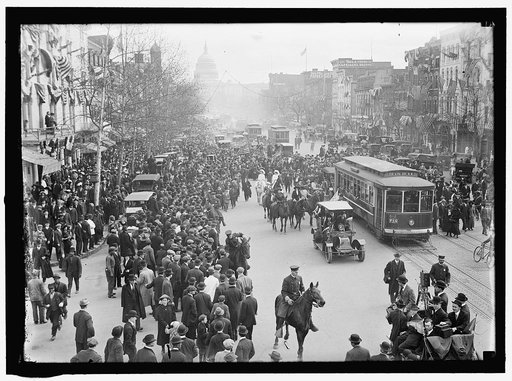 WOMAN SUFFRAGE. HIKERS ARRIVING FROM NEW YORK