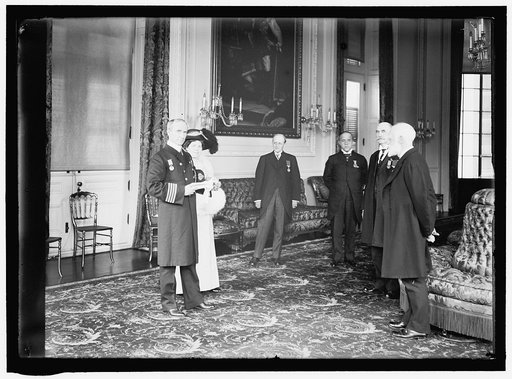ROSTRON, ARTHUR H., CAPT. OF CUNARD LINER, 'CARPATHIA;' BRYCE, JAMES, AMBASSADOR FROM GREAT BRITAIN. TITANIC MEDAL TO ROSTRON