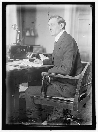 McADOO, WILLIAM GIBBS. SECRETARY OF THE TREASURY, 1913-1921