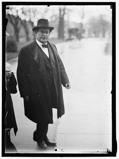 BRYAN, WILLIAM JENNINGS. REP. FROM NEBRASKA, 1891-1895; SECRETARY OF STATE, 1913-1915