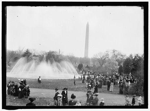 EASTER EGG ROLLING, WHITE HOUSE