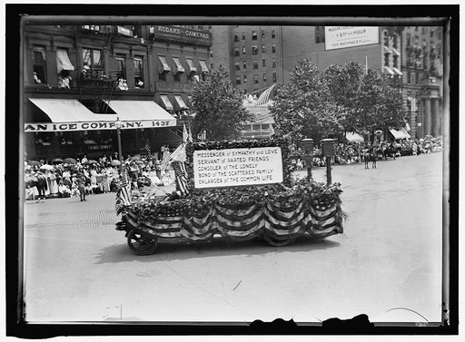 FOURTH OF JULY PARADE FLOAT: POST OFFICE
