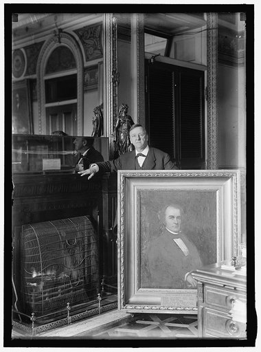 DANIELS, JOSEPHUS. SECRETARY OF THE NAVY, 1913-1921. WITH PAINTING OF SECRETARY OF THE NAVY GEORGE E. BADGER