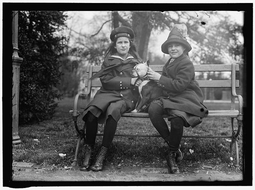 NAGEL, DOROTHY. DAUGHTER OF CHARLES NAGEL. LEFT, WITH BEATRICE PITNEY