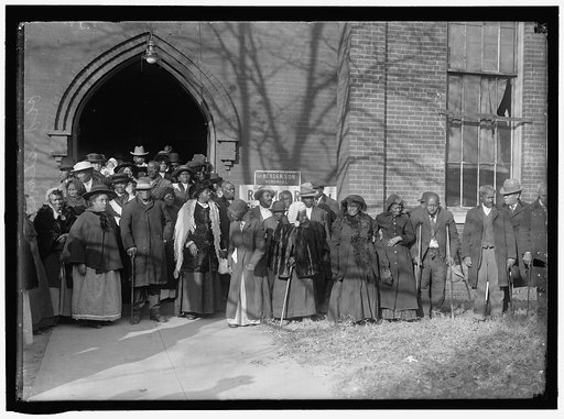 SLAVES REUNION. ANNIE PARRAM, AGE, 104; ANNA ANGALES, AGE 105; ELIZABETH BERKELEY, 125; SADIE THOMPSON, 110