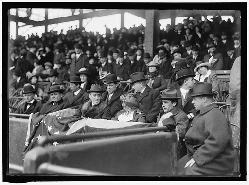 BASEBALL, PROFESSIONAL. WILSON AT GAME