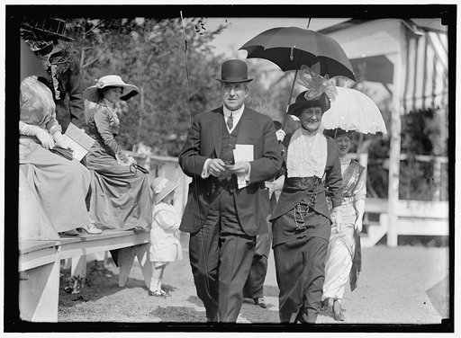 GARRISON, LINDLEY M. SECRETARY OF WAR, 1913-1916. HORSE SHOW