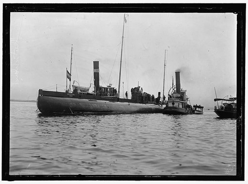 DEUTSCHLAND. GERMAN SUBMARINE. AT BALTIMORE, JULY 9-10