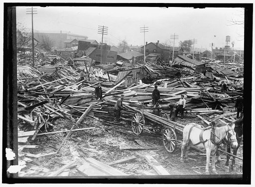 DAYTON, OHIO. FLOOD SCENES