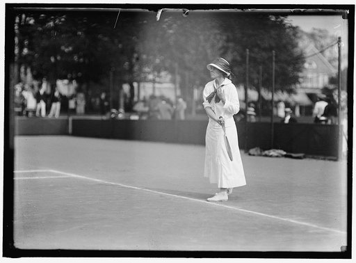 BAKER, MISS EVA. TENNIS TOURNAMENT