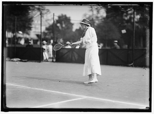 BAKER, MISS EVA. TENNIS TOURNAMENT