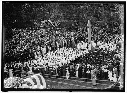 CATHEDRAL OF STS. PETER AND PAUL. WASHINGTON NATIONAL CATHEDRAL. FOR PARISH CHURCH. ST. ALBAN'S. SPANISH WAR MEMORIAL SERVICES AT PEACE CROSS