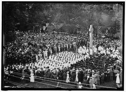 CATHEDRAL OF STS. PETER AND PAUL. WASHINGTON NATIONAL CATHEDRAL. FOR PARISH CHURCH. ST. ALBAN'S. SPANISH WAR MEMORIAL SERVICES AT PEACE CROSS
