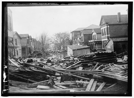 Flood scenes, Dayton, Ohio?