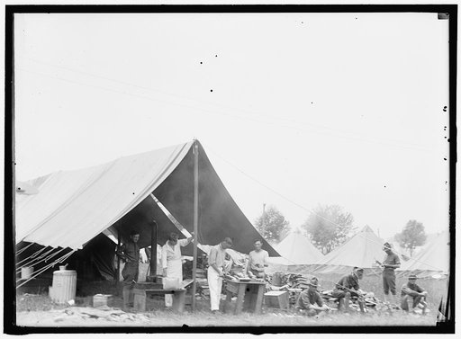 COLONIAL RIFLES. REUNION OF G.A.R. AND CONFEDERATE VETERANS WHO HAD FOUGHT AT GETTYSBURG, ON THE BATTLEFIELD