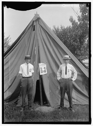 GETTYSBURG REUNION: G.A.R. & U.C.V. SCENES AT THE ENCAMPMENT