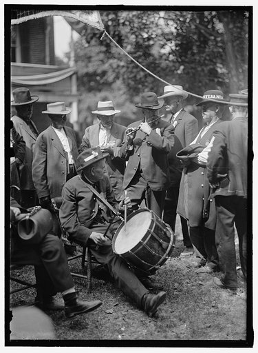 GETTYSBURG REUNION: G.A.R. & U.C.V. VETERANS OF THE G.A.R. AND OF THE CONFEDERACY, AT THE ENCAMPMENT