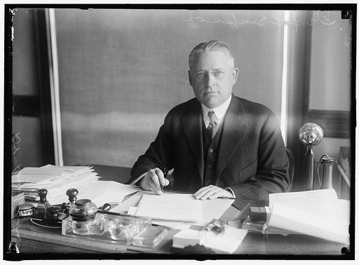 SIMPSON, DR. F.F. LT. COL., U.S.A. OF PITTSBURGH. HEAD OF MEDICAL DIVISION OF WAR INDUSTRIES BOARD AND C.N.D. DURING WORLD WAR. AT DESK