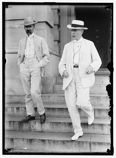 REED, JAMES A. SENATOR FROM MISSOURI, 1911-. RIGHT, WITH THOMAS J. WALSH